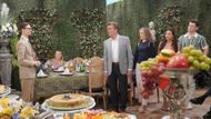 The Abbotts arrive at the center buffet on Y&R | Image: JPI